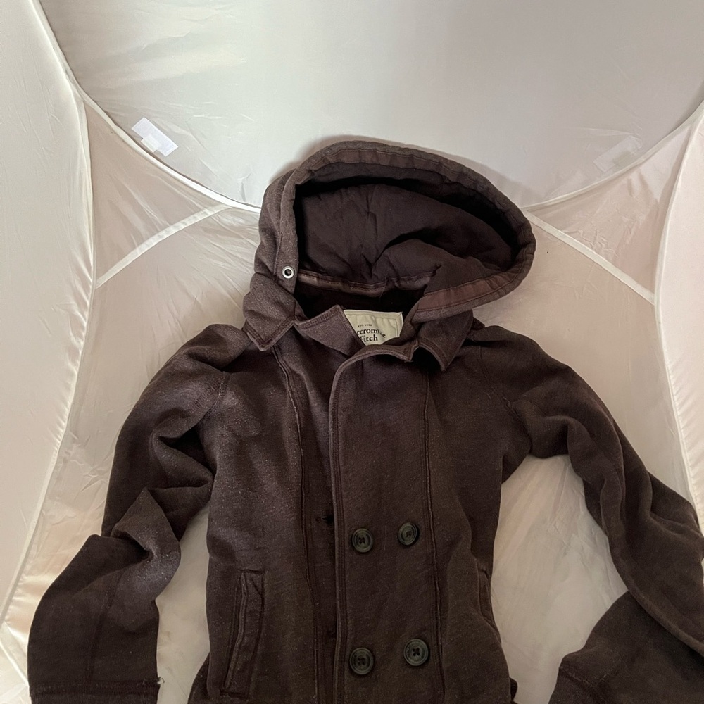 Abercrombie and Fitch Brown Hooded Jacket
